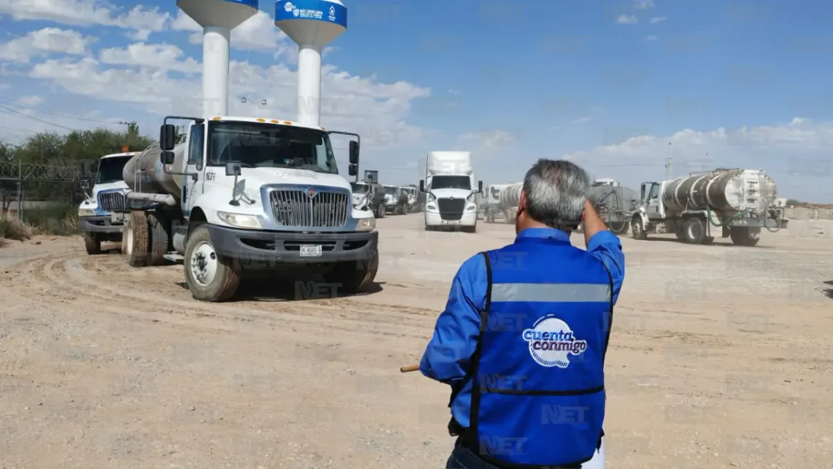 Invierte JMAS más de 100 mdp para llevar agua en pipas a 12 colonias