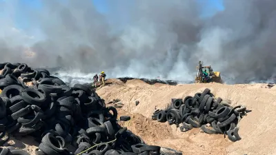 Controlan incendio en Relleno Sanitario; descartan contingencia ambiental