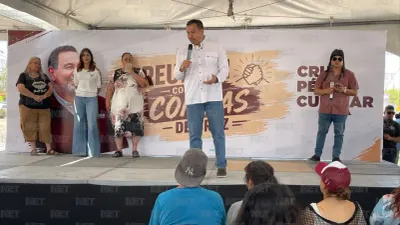 Realiza Cruz Pérez Cuéllar encuentro vecinal en Villa Residencial
