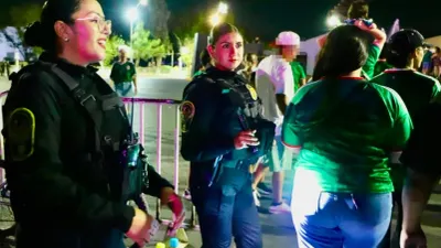 Detienen a 3 personas durante festejos del Tri en Chihuahua capital