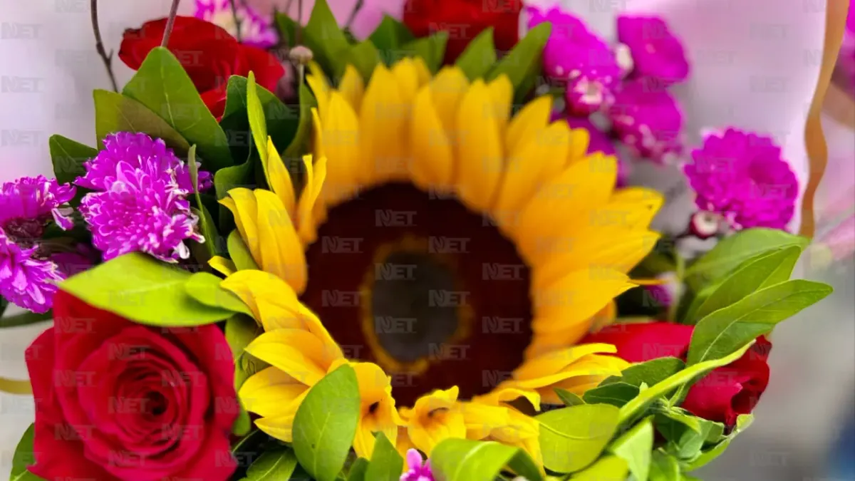 Trabajan vendedores de flores desde madrugada en Ciudad Juárez