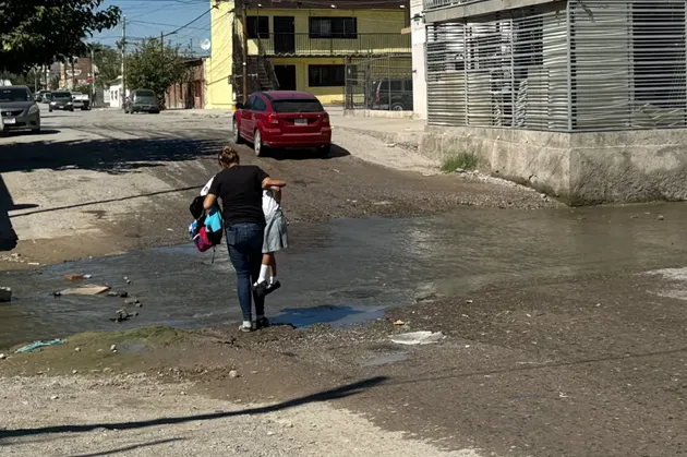 Vecinos de Barrio Alto enfrentan arroyo de aguas negras desde hace semanas