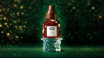 Lanza Pelón Pelo Rico versión especial de lujo con oro comestible