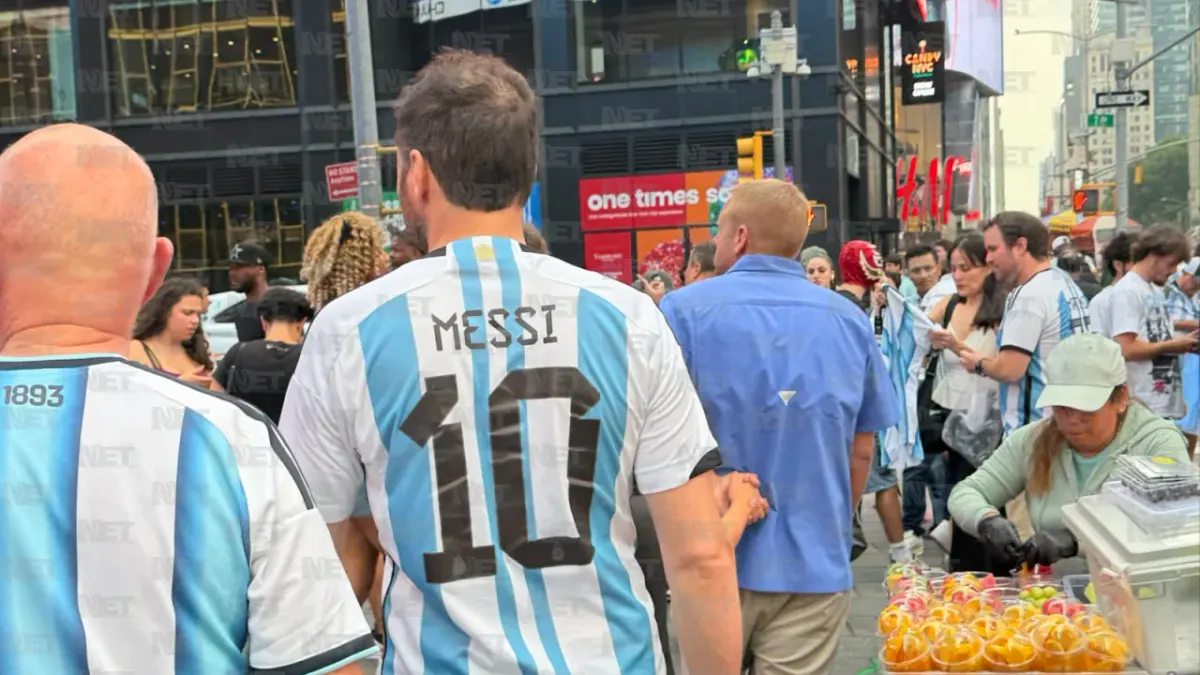 Así se vive la fiesta argentina en Nueva York previo a la final del Mundial