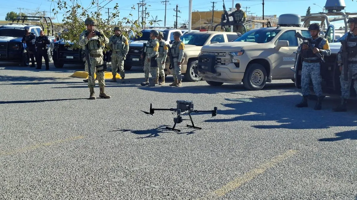 Despliegan operativo de seguridad en Juárez con cateos y patrullajes coordinados