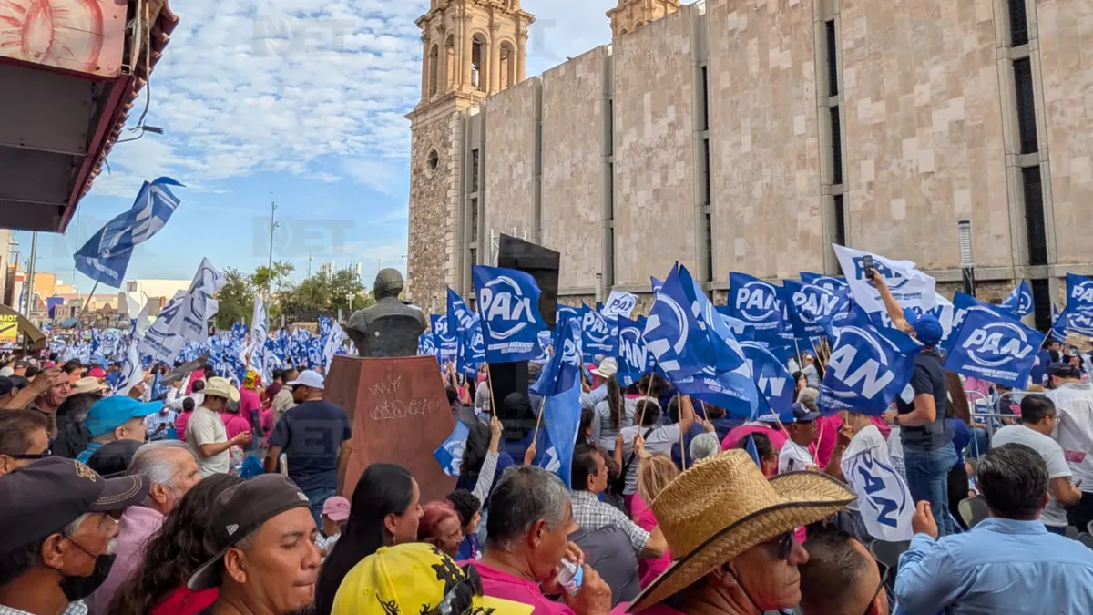 Evento de Marco Bonilla congrega a simpatizantes del PAN en el Centro de Juárez