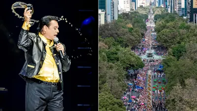 Rinden homenaje a Juan Gabriel en el Gran Desfile de Día de Muertos