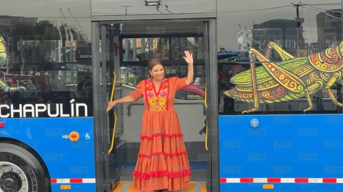 Estrena CDMX nueva línea del Trolebús Chapulín