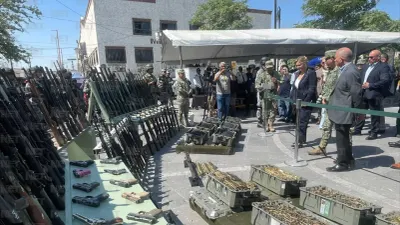 Destruyen más de mil 500 armas decomisadas en Juárez, Chihuahua y Coahuila