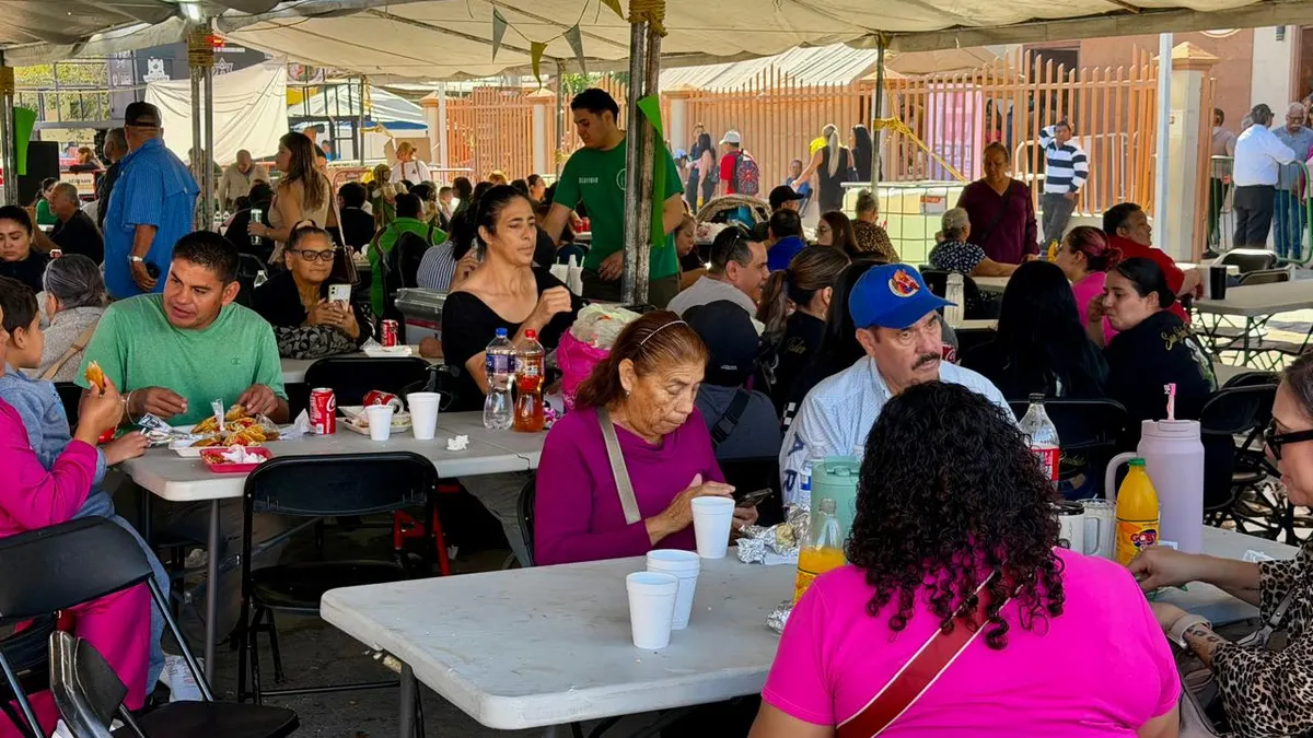 Fieles abarrotan templo de San Judas Tadeo en Juárez