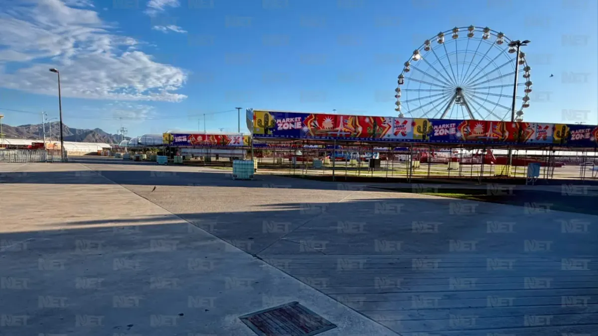 Comienza montaje de Feria Canaco Juárez rumbo a su inauguración