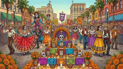 Celebrará El Paso el Día de Muertos con desfile, altares y festival cultural