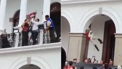 Lanzan a un niño de balcón en Jalisco para conmemorar a los Niños Héroes