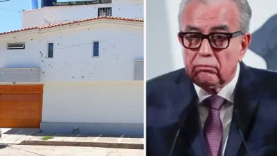 Atacan a balazos residencia de Rocha Moya en Culiacán