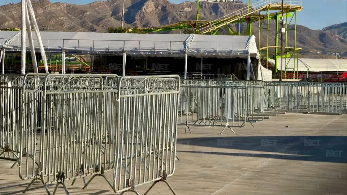 Comienza montaje de Feria Canaco Juárez rumbo a su inauguración