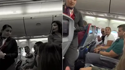 Bajan a pasajero de avión por negarse a ceder su asiento a una pareja