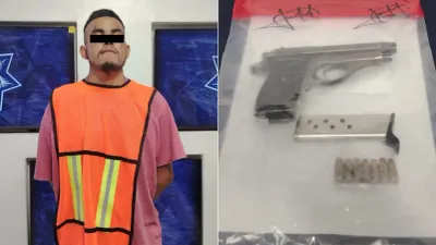 Arrestan a hombre que amenazó a su hermana con arma de fuego