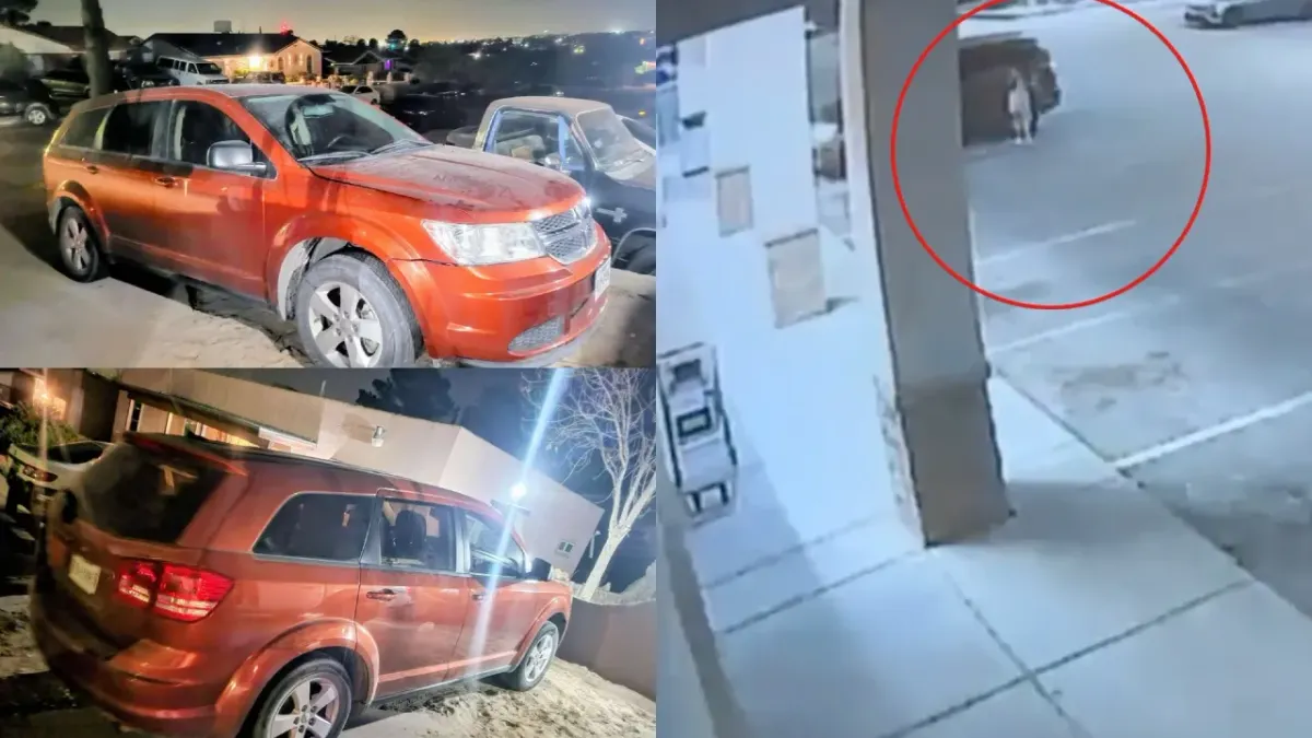 Captan en video robo de vehículo a juarense afuera de Walgreens en El Paso