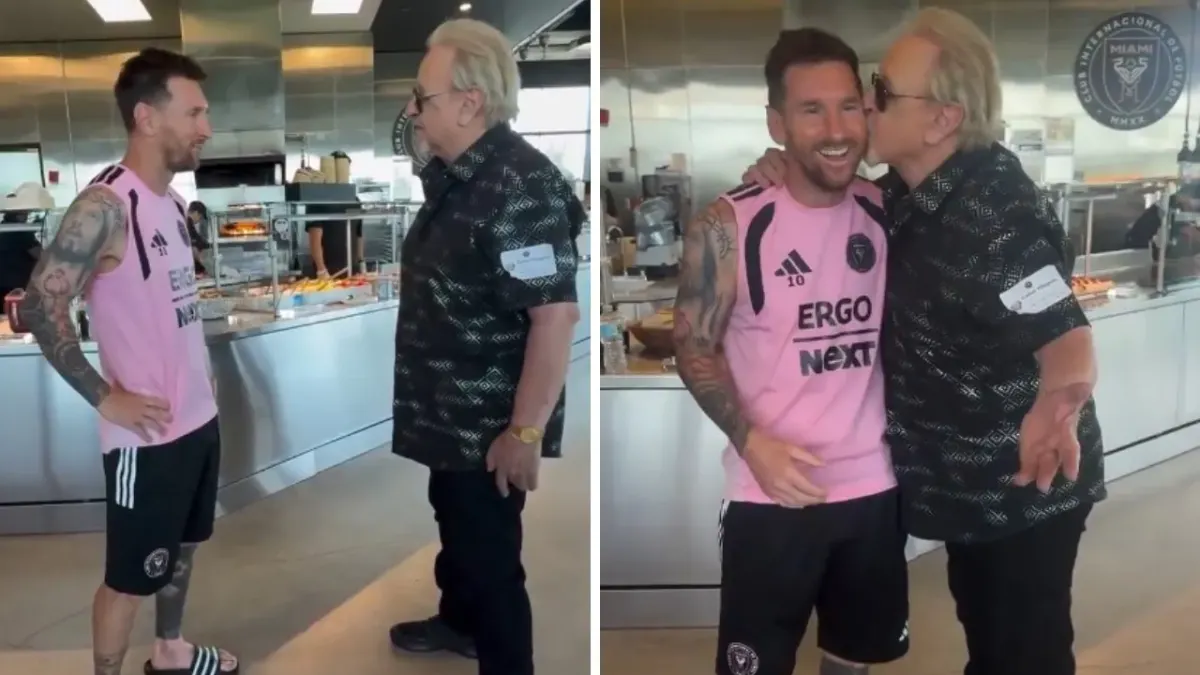 Conoce Lionel Messi a Carlos Villagrán en Miami
