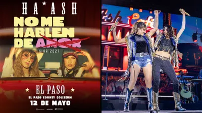 Anuncia Ha*Ash concierto en El Paso para mayo de 2027