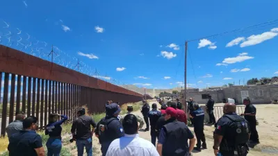 Mantienen operativo en Anapra para reforzar vigilancia fronteriza