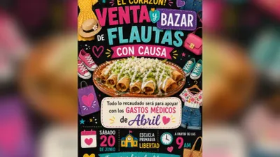 Organiza escuela bazar y venta de flautas para apoyar a alumna enferma