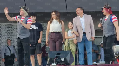 Inauguración del Parque Suroriente, último evento de Pérez Cuéllar como alcalde