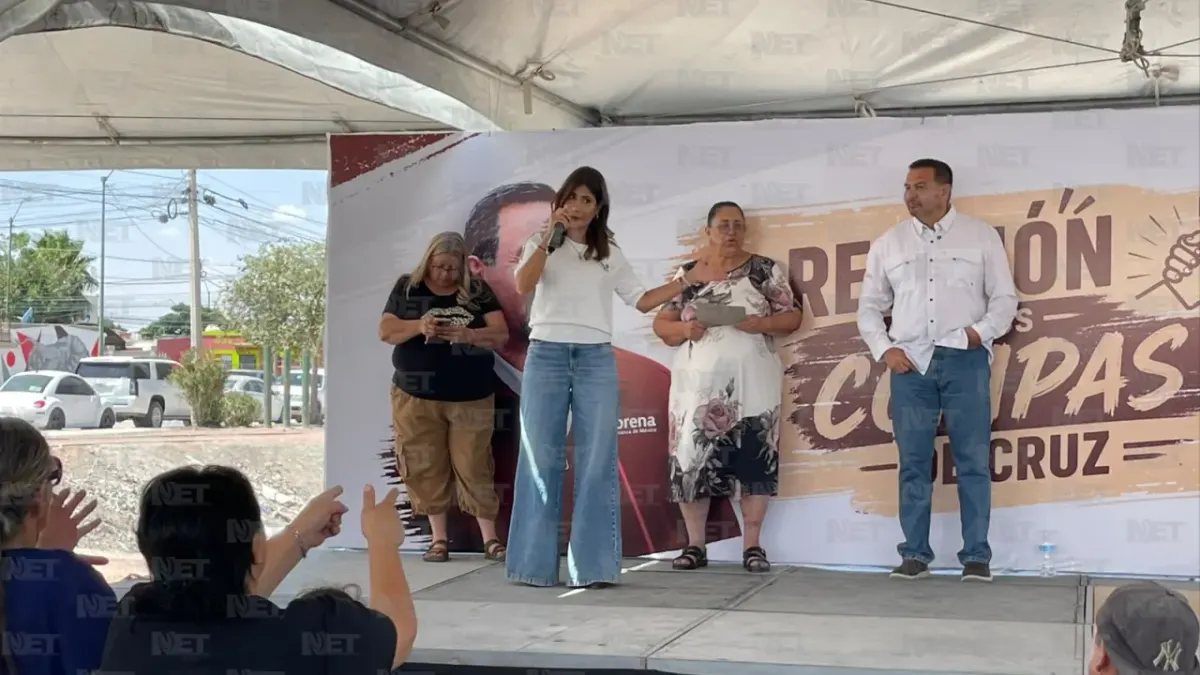 Realiza Cruz Pérez Cuéllar encuentro vecinal en Villa Residencial