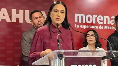 Presenta Morena solicitud de juicio político contra gobernadora de Chihuahua