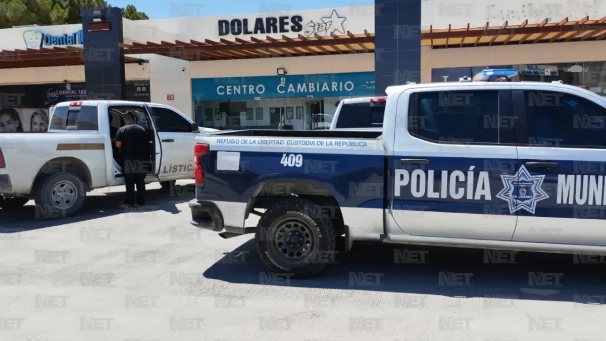 Lesionan a cajera durante robo en centro cambiario de la Partido Iglesias