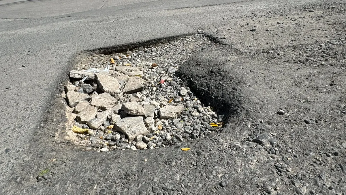 Vecinos de Los Lagos piden reparar calle afectada por baches