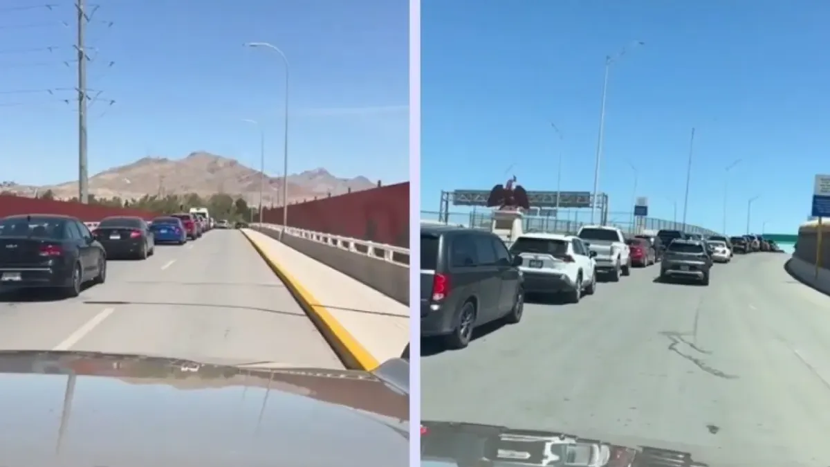 Conductor muestra truco para evitar la fila en el puente Córdova-Américas