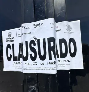 Clausuran conocido bar en Juárez por hechos violentos
