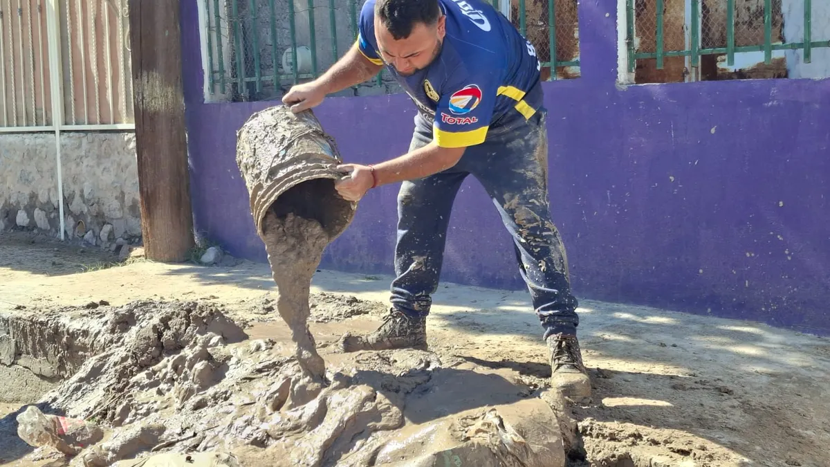 La Fronteriza se levanta tras la inundación