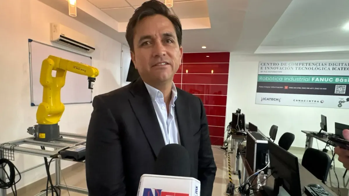 Lanza Canacintra curso de robótica y automatización en Juárez