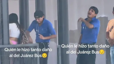 Canta y baila guardia del JuárezBus en la estación Durango y se vuelve viral