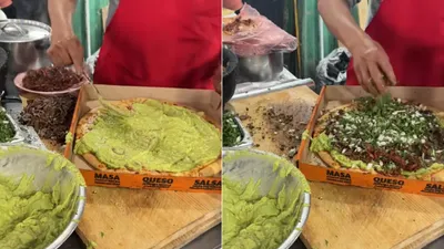 Fusionan pizza de Little Caesars con tacos mexicanos y desatan polémica