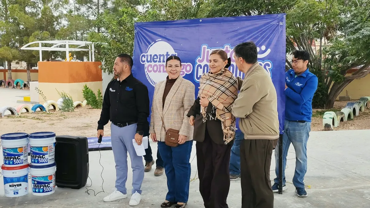 Entrega Ichife materiales a 60 escuelas afectadas por lluvias en Juárez