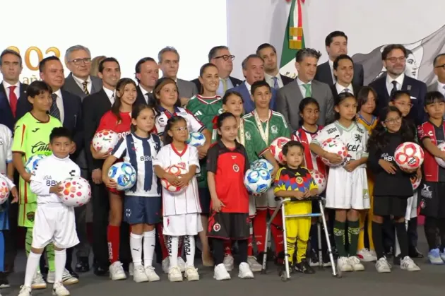 Impulsan Sheinbaum y Liga MX creación de escuelas de futbol en el país
