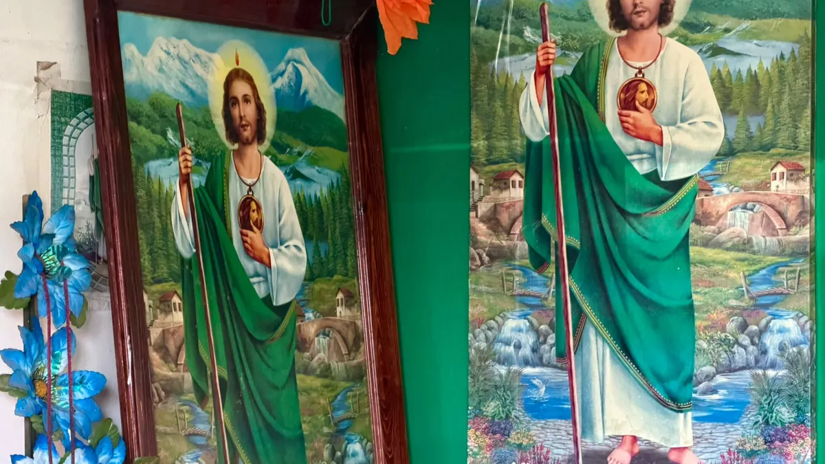 Caravana de tráileres llega a capilla del kilómetro 30 por San Judas Tadeo
