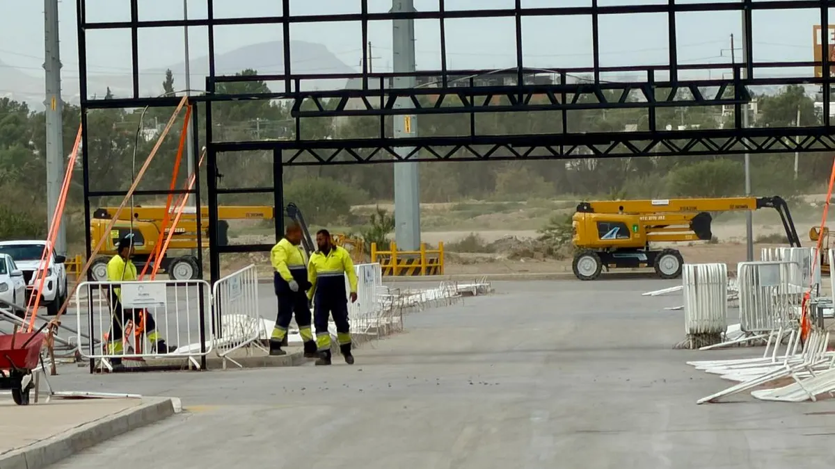 Preparan montaje del Maratón Internacional de Juárez en el ex Hipódromo