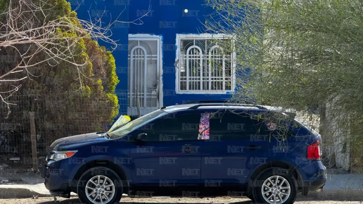 Localizan camioneta baleada con mensaje amenazante en El Sauzal