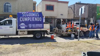 Inicia Gobierno del Estado programa de bacheo 'Cuenta conmigo' en Juárez
