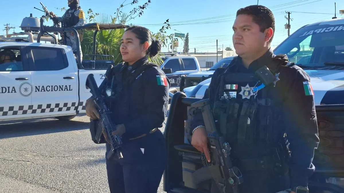 Despliegan operativo de seguridad en Juárez con cateos y patrullajes coordinados