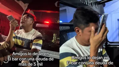 Amigos lo dejan en bar con cuenta de 5 mil pesos y su mamá se niega a ayudarlo