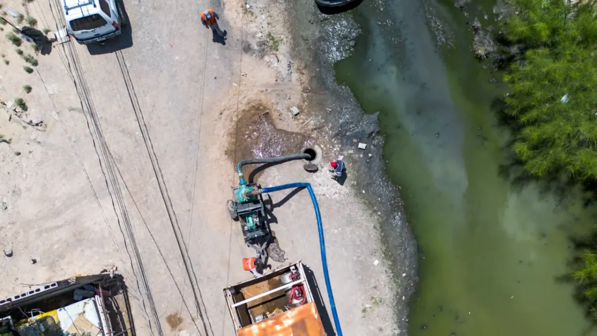 Atiende JMAS hundimiento en colonia Electricistas Aztecas