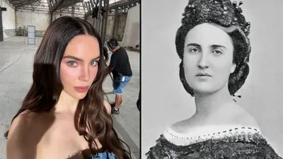 Difunden primeras imágenes de Belinda caracterizada como Carlota de Bélgica