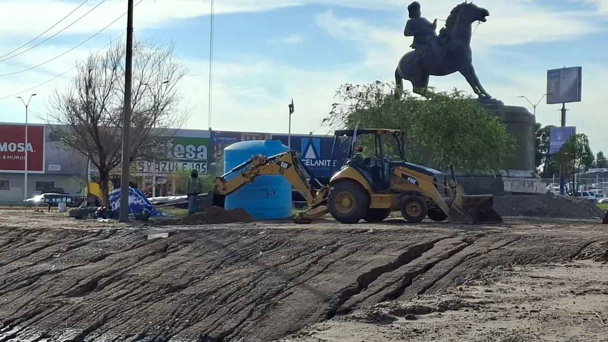Detienen obras de pozo de absorción en De las Torres por lluvias