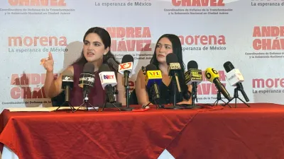Responde Andrea Chávez a posible candidatura de Daniela Álvarez en Juárez