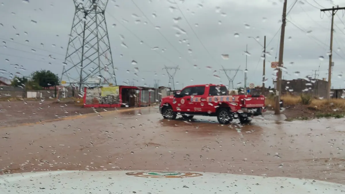 Activan alerta amarilla por lluvias fuertes en noroeste de Chihuahua